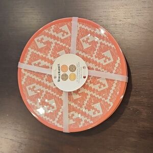 World Market Cost Plus set of 4 Appetizer Plates, new